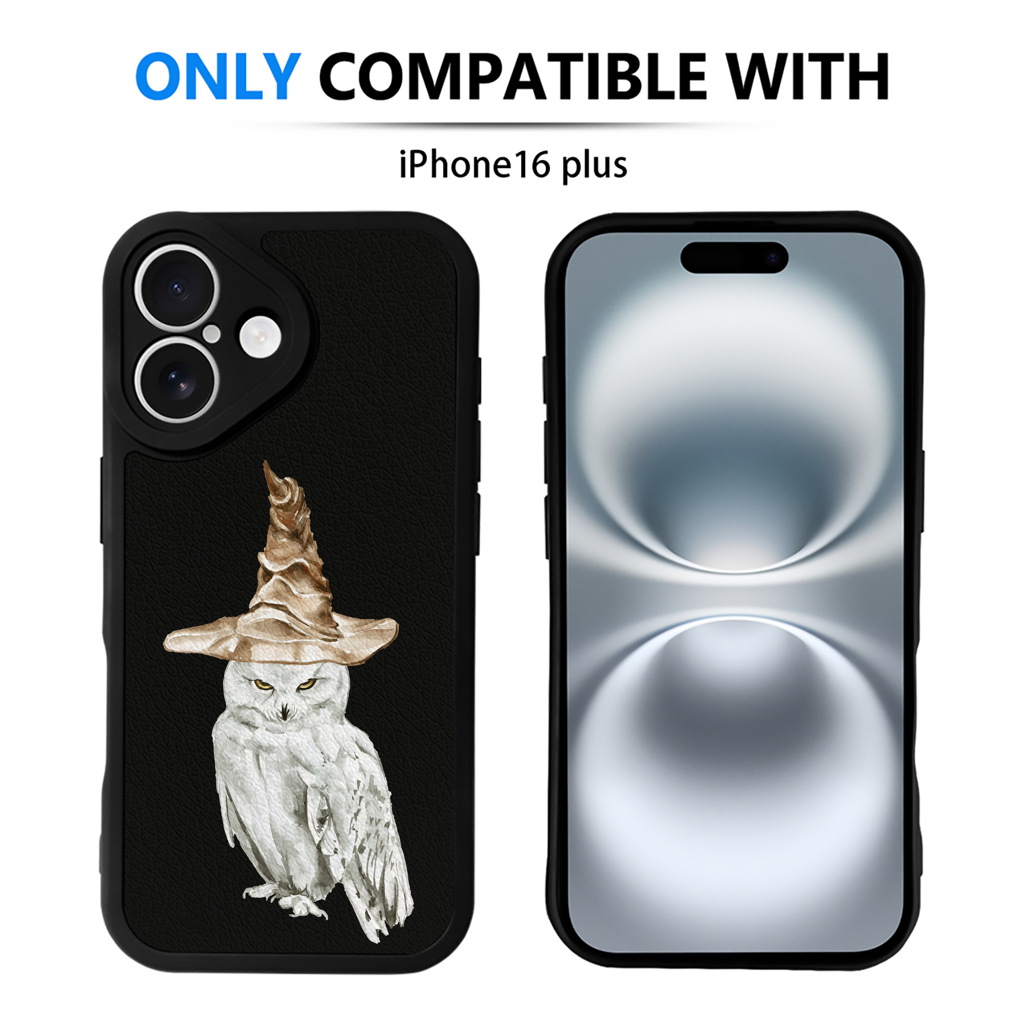 （画像用） Harry Potter ハリー・ポッターシリーズ 【iPhone 16シリーズ対応】シリコンスマホケース（レザー調） 材質：シリコン
